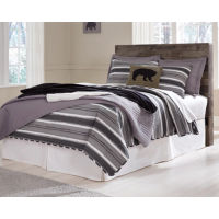 Benchcraft Derekson Full Panel Headboard, Chest and Nightstand-Multi Gray