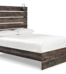 Drystan Queen Panel Bed, Dresser, Mirror and 2 Nightstands-Multi
