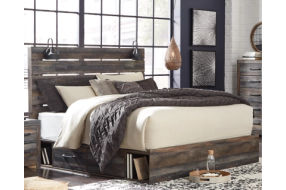 Signature Design by Ashley Drystan King Panel Bed with 4 Storage Drawers