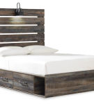 Signature Design by Ashley Drystan Full Panel Bed with 2 Storage Drawers