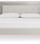 Signature Design by Ashley Zyniden King Upholstered Panel Bed, Dresser and Mir