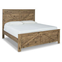 Shurlee King Crossbuck Panel Bed