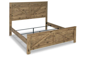 Shurlee King Crossbuck Panel Bed