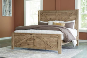 Shurlee King Crossbuck Panel Bed