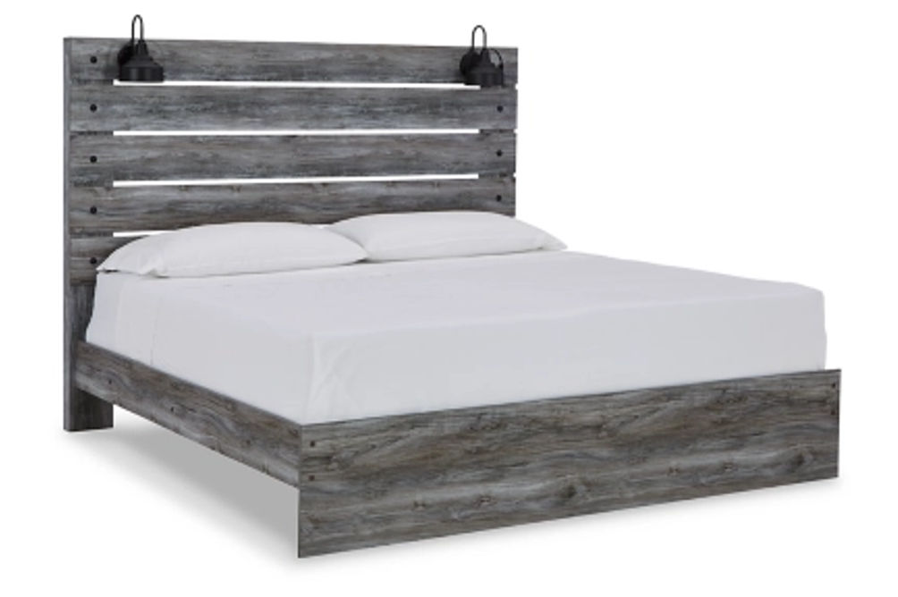 Signature Design by Ashley Baystorm King Panel Bed-Gray