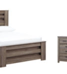 Signature Design by Ashley Zelen Full Panel Bed, Dresser and Mirror