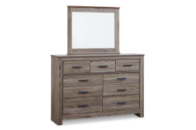 Signature Design by Ashley Zelen Full Panel Headboard, Dresser and Mirror