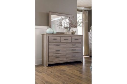 Signature Design by Ashley Zelen Full Panel Bed, Dresser and Mirror