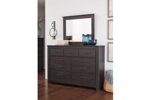 Signature Design by Ashley Brinxton Full Panel Headboard, Dresser and Mirror