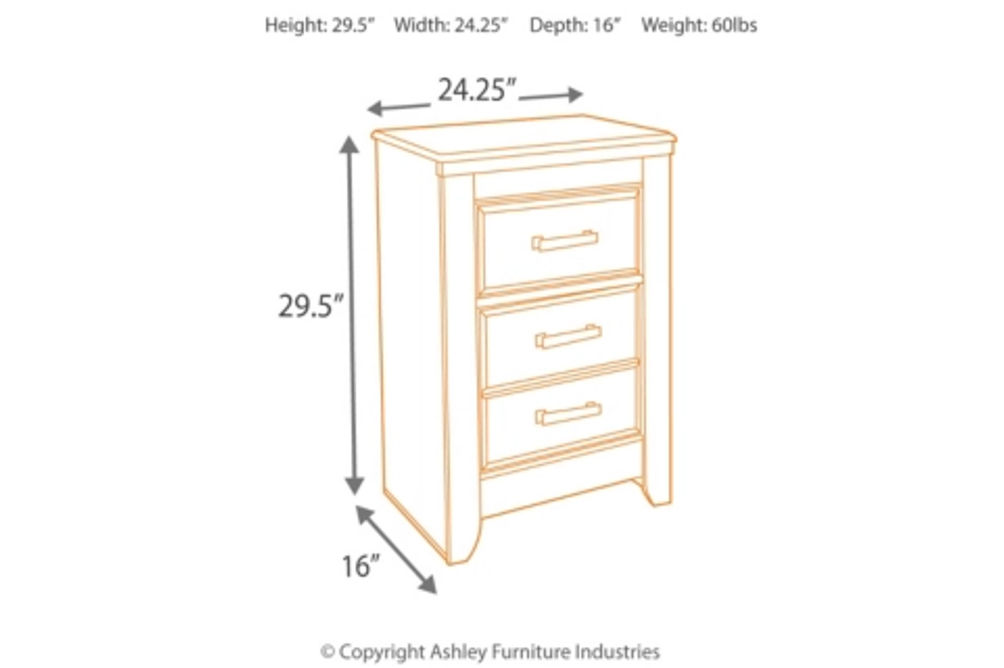 Signature Design by Ashley Juararo Queen Poster Bed, Dresser, Mirror, Chest an