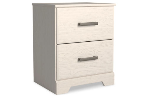 Signature Design by Ashley Stelsie King Panel Bed, Chest and Nightstand-White