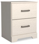 Signature Design by Ashley Stelsie King Panel Bed, Chest and Nightstand-White