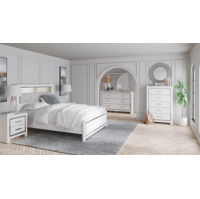 Signature Design by Ashley Altyra Queen Panel Bookcase Bed, Dresser and Mirror
