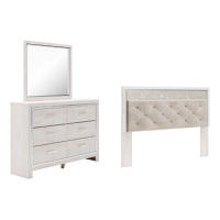Signature Design by Ashley Altyra King Panel Headboard, Dresser and Mirror