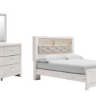 Signature Design by Ashley Altyra Queen Panel Bookcase Bed, Dresser and Mirror