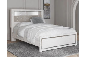 Signature Design by Ashley Altyra Queen Panel Bookcase Bed-White