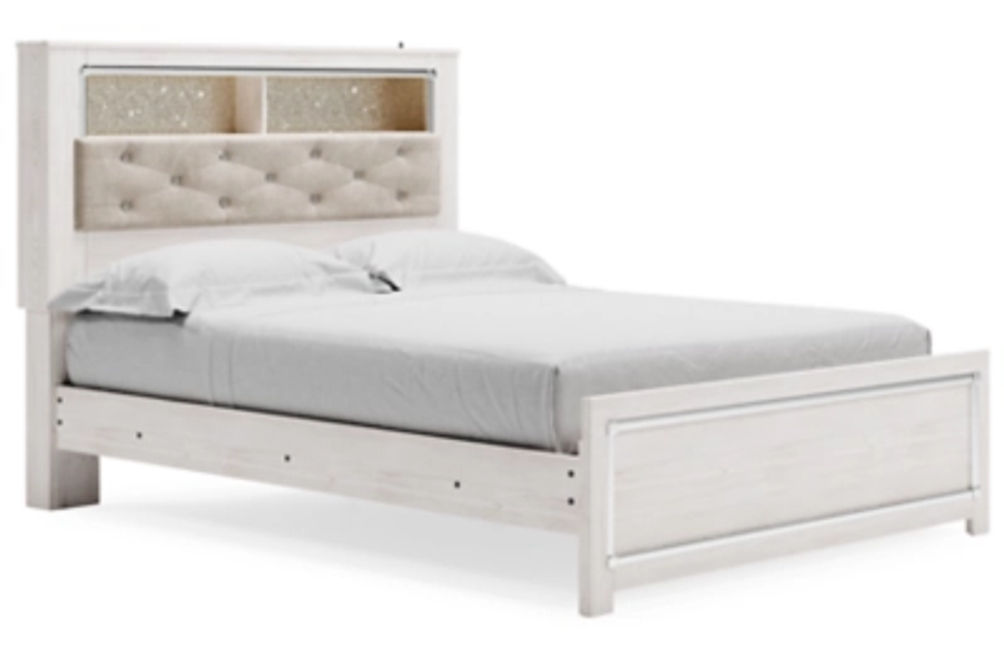 Signature Design by Ashley Altyra Queen Panel Bookcase Bed-White