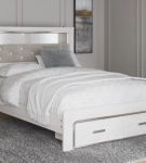 Signature Design by Ashley Altyra Queen Panel Storage Bed, Dresser, Mirror and