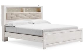 Signature Design by Ashley Altyra King Panel Bookcase Bed-White