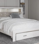 Signature Design by Ashley Altyra King Upholstered Bookcase Bed with Storage