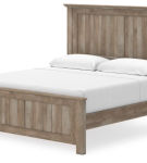 Signature Design by Ashley Yarbeck King Panel Bed-Sand