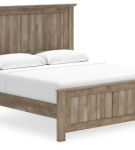 Signature Design by Ashley Yarbeck King Panel Bed-Sand