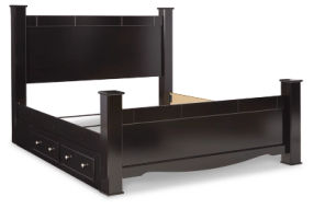 Mirlotown King Poster Bed with Storage