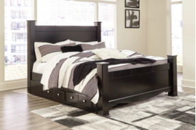 Mirlotown King Poster Bed with Storage