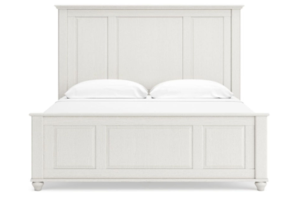 Signature Design by Ashley Grantoni King Panel Bed, Dresser and Mirror