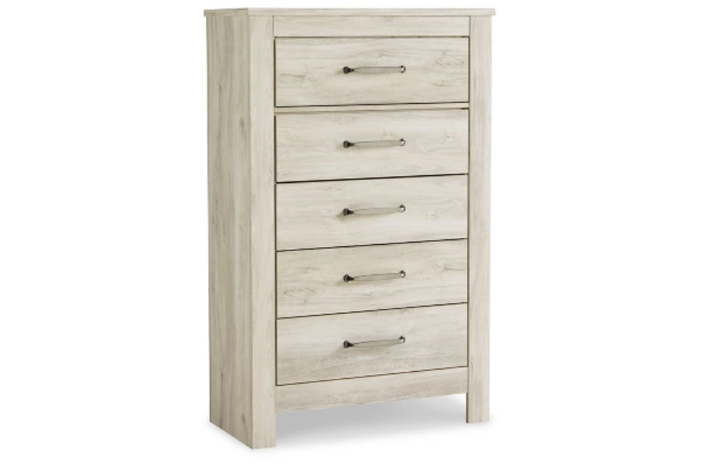 Signature Design by Ashley Bellaby King Panel Bed, Dresser, Mirror, Chest and