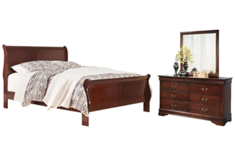 Signature Design by Ashley Alisdair King Sleigh Bed, Dresser and Mirror