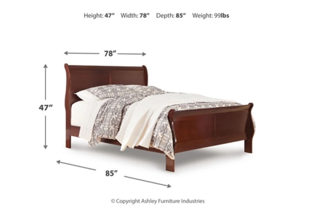 Signature Design by Ashley Alisdair King Sleigh Bed, Dresser and Mirror