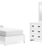 Signature Design by Ashley Binterglen Twin Panel Bed, Dresser and Mirror