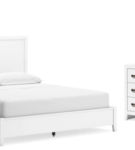 Binterglen California King Panel Bed, Dresser and Mirror-