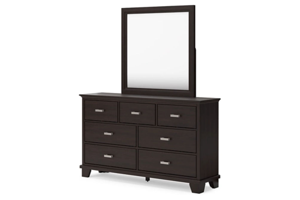 Signature Design by Ashley Covetown Queen Panel Bed, Dresser and Mirror