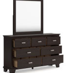 Signature Design by Ashley Covetown Twin Panel Bed, Dresser and Mirror