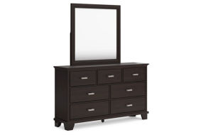 Signature Design by Ashley Covetown Full Panel Bed, Dresser and Mirror