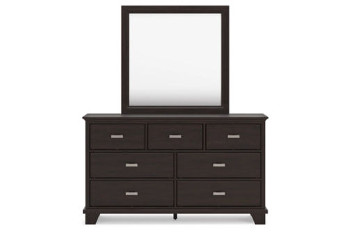 Signature Design by Ashley Covetown Full Panel Bed, Dresser and Mirror