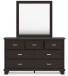 Signature Design by Ashley Covetown Full Panel Bed, Dresser and Mirror