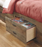 Signature Design by Ashley Trinell Twin Bookcase Bed with 2 Storage Drawers