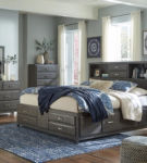Signature Design by Ashley Caitbrook King Storage Bed, Dresser and Mirror