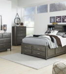 Signature Design by Ashley Caitbrook Full Storage Bed with Mirrored Dresser