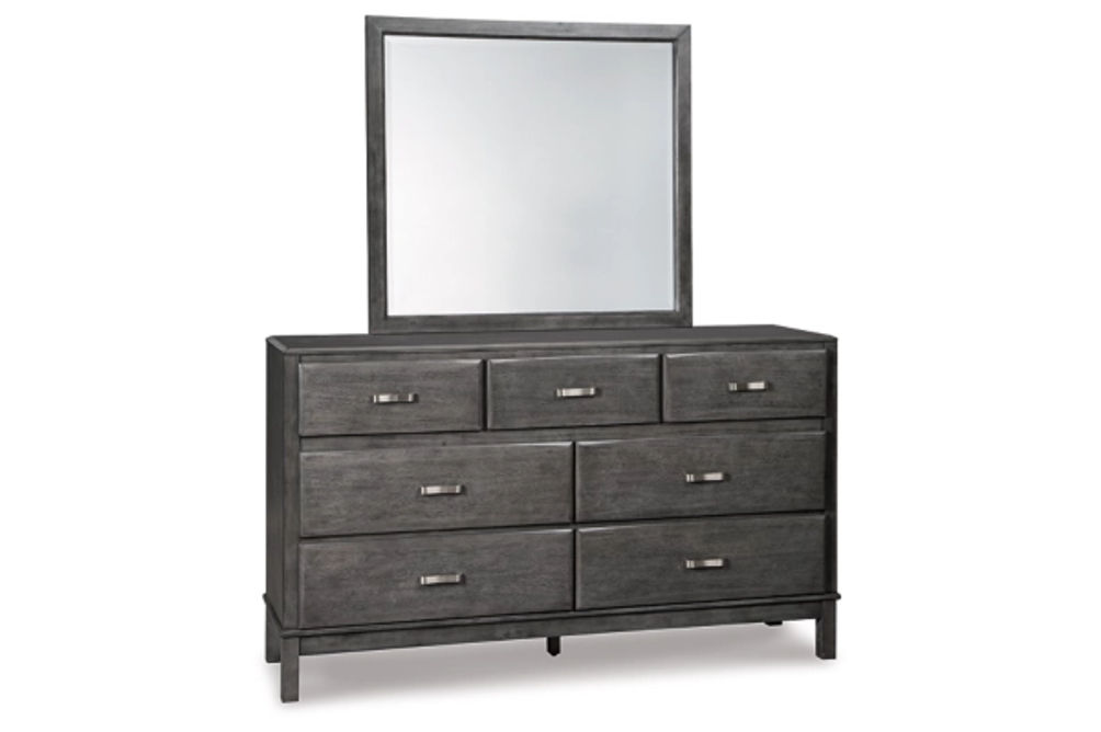 Signature Design by Ashley Caitbrook Full Storage Bed with Mirrored Dresser