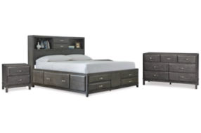 Signature Design by Ashley Caitbrook Queen Storage Bed, Dresser and 2 Nightsta