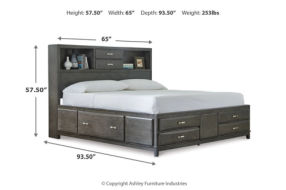 Signature Design by Ashley Caitbrook Queen Storage Bed, Dresser and 2 Nightsta