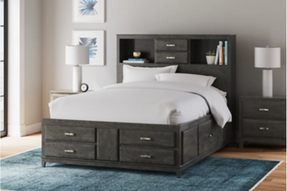 Signature Design by Ashley Caitbrook Queen Storage Bed, Dresser and 2 Nightsta