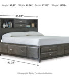 Signature Design by Ashley Caitbrook California King Storage Bed, Dresser, Mir