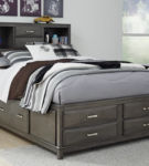 Signature Design by Ashley Caitbrook Full Storage Bed with 7 Drawers-Gray