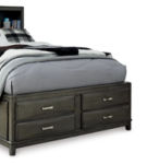 Signature Design by Ashley Caitbrook Full Storage Bed and Chest-Gray