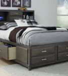 Signature Design by Ashley Caitbrook Full Storage Bed with 7 Drawers-Gray